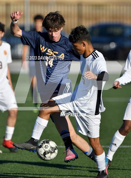 Thumbnail 3 in Encina Prep vs. Western Sierra Collegiate Academy (CIF SJS D7 Semi Final) photogallery.