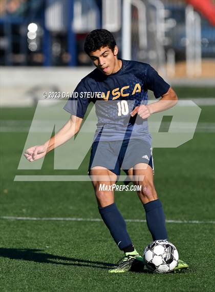 Thumbnail 3 in Encina Prep vs. Western Sierra Collegiate Academy (CIF SJS D7 Semi Final) photogallery.