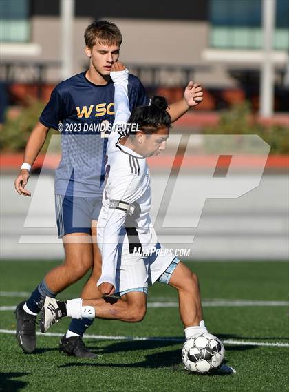 Thumbnail 3 in Encina Prep vs. Western Sierra Collegiate Academy (CIF SJS D7 Semi Final) photogallery.