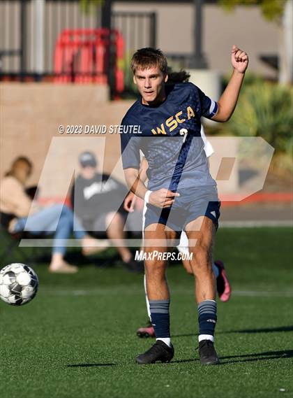 Thumbnail 2 in Encina Prep vs. Western Sierra Collegiate Academy (CIF SJS D7 Semi Final) photogallery.