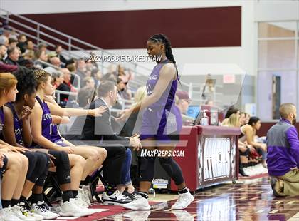 Thumbnail 3 in Martins Mill vs. Douglass (UIL 2A Region III Girls BB Regional Final Playoff) photogallery.