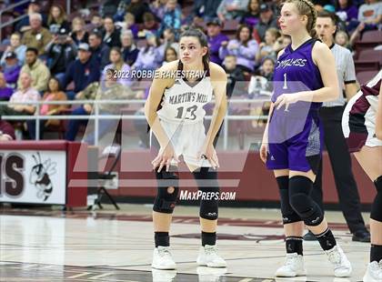 Thumbnail 3 in Martins Mill vs. Douglass (UIL 2A Region III Girls BB Regional Final Playoff) photogallery.