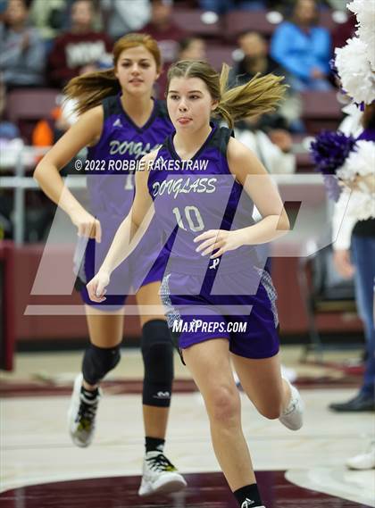 Thumbnail 3 in Martins Mill vs. Douglass (UIL 2A Region III Girls BB Regional Final Playoff) photogallery.