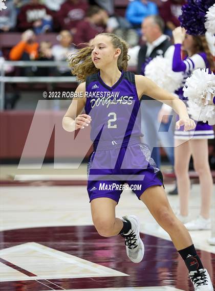 Thumbnail 2 in Martins Mill vs. Douglass (UIL 2A Region III Girls BB Regional Final Playoff) photogallery.