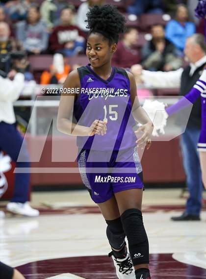 Thumbnail 1 in Martins Mill vs. Douglass (UIL 2A Region III Girls BB Regional Final Playoff) photogallery.
