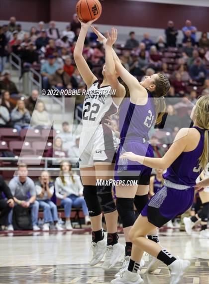 Thumbnail 3 in Martins Mill vs. Douglass (UIL 2A Region III Girls BB Regional Final Playoff) photogallery.