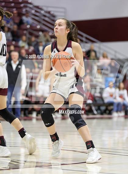 Thumbnail 1 in Martins Mill vs. Douglass (UIL 2A Region III Girls BB Regional Final Playoff) photogallery.