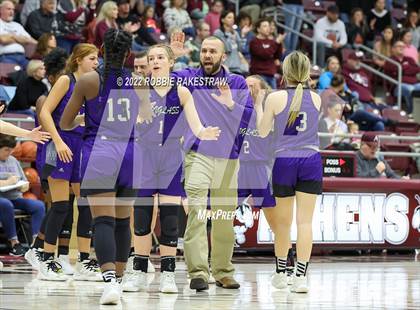 Thumbnail 2 in Martins Mill vs. Douglass (UIL 2A Region III Girls BB Regional Final Playoff) photogallery.