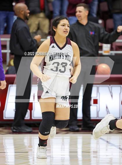 Thumbnail 2 in Martins Mill vs. Douglass (UIL 2A Region III Girls BB Regional Final Playoff) photogallery.