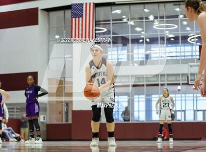 Thumbnail 3 in Martins Mill vs. Douglass (UIL 2A Region III Girls BB Regional Final Playoff) photogallery.