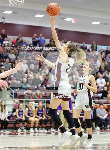 Thumbnail 1 in Martins Mill vs. Douglass (UIL 2A Region III Girls BB Regional Final Playoff) photogallery.