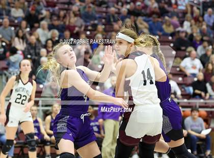 Thumbnail 1 in Martins Mill vs. Douglass (UIL 2A Region III Girls BB Regional Final Playoff) photogallery.