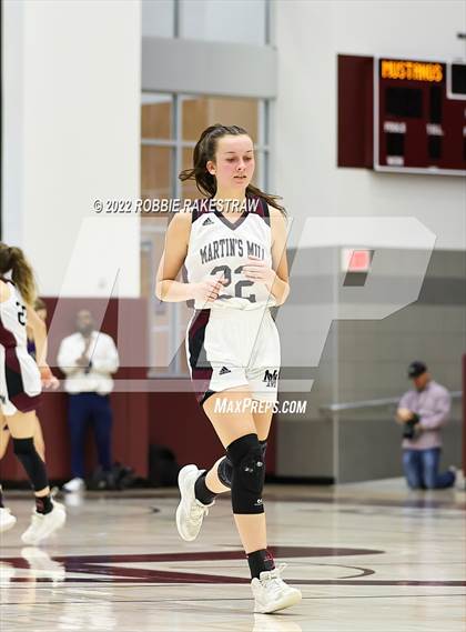Thumbnail 2 in Martins Mill vs. Douglass (UIL 2A Region III Girls BB Regional Final Playoff) photogallery.