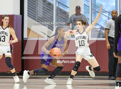 Thumbnail 3 in Martins Mill vs. Douglass (UIL 2A Region III Girls BB Regional Final Playoff) photogallery.