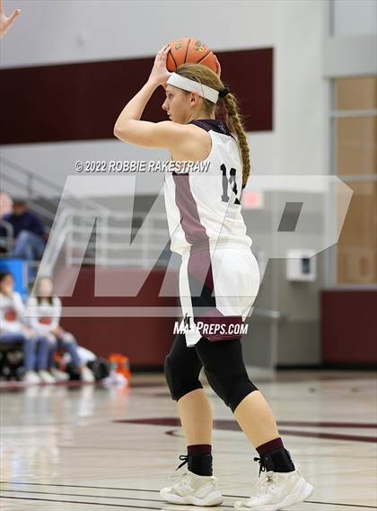 Thumbnail 1 in Martins Mill vs. Douglass (UIL 2A Region III Girls BB Regional Final Playoff) photogallery.