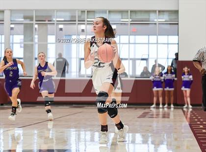 Thumbnail 2 in Martins Mill vs. Douglass (UIL 2A Region III Girls BB Regional Final Playoff) photogallery.