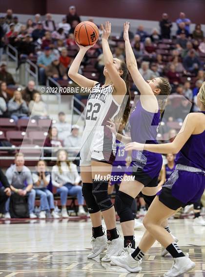 Thumbnail 2 in Martins Mill vs. Douglass (UIL 2A Region III Girls BB Regional Final Playoff) photogallery.