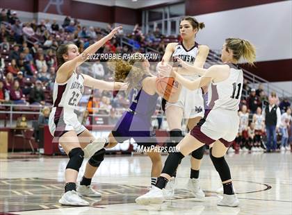 Thumbnail 3 in Martins Mill vs. Douglass (UIL 2A Region III Girls BB Regional Final Playoff) photogallery.