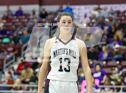 Thumbnail 3 in Martins Mill vs. Douglass (UIL 2A Region III Girls BB Regional Final Playoff) photogallery.