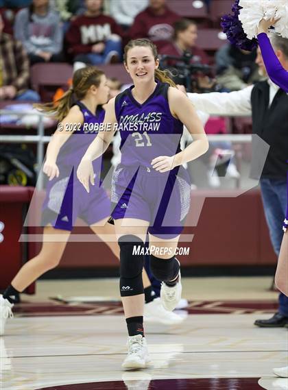 Thumbnail 2 in Martins Mill vs. Douglass (UIL 2A Region III Girls BB Regional Final Playoff) photogallery.