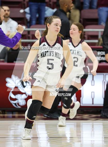 Thumbnail 3 in Martins Mill vs. Douglass (UIL 2A Region III Girls BB Regional Final Playoff) photogallery.