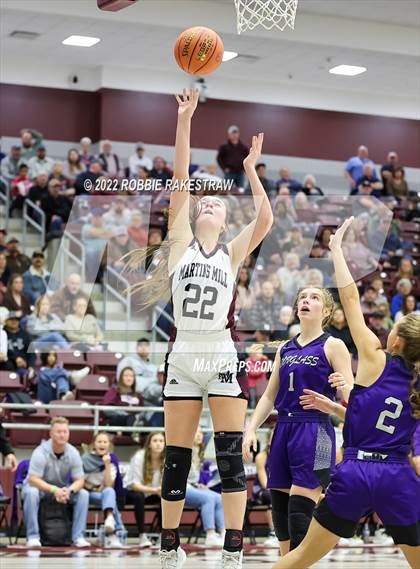 Thumbnail 3 in Martins Mill vs. Douglass (UIL 2A Region III Girls BB Regional Final Playoff) photogallery.