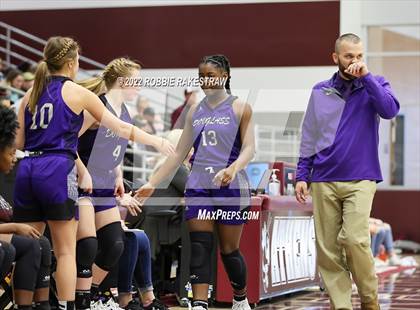 Thumbnail 2 in Martins Mill vs. Douglass (UIL 2A Region III Girls BB Regional Final Playoff) photogallery.