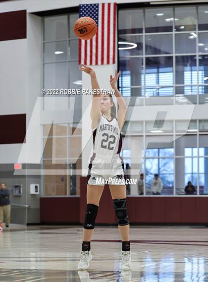 Thumbnail 1 in Martins Mill vs. Douglass (UIL 2A Region III Girls BB Regional Final Playoff) photogallery.