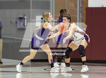 Thumbnail 1 in Martins Mill vs. Douglass (UIL 2A Region III Girls BB Regional Final Playoff) photogallery.