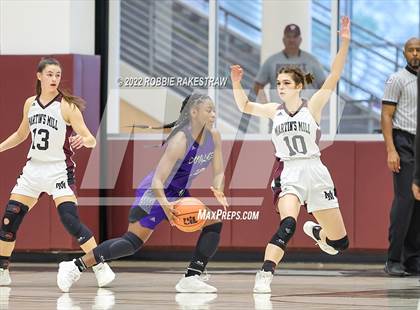 Thumbnail 2 in Martins Mill vs. Douglass (UIL 2A Region III Girls BB Regional Final Playoff) photogallery.