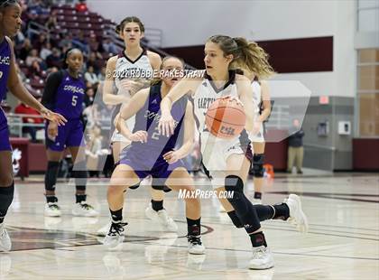 Thumbnail 1 in Martins Mill vs. Douglass (UIL 2A Region III Girls BB Regional Final Playoff) photogallery.