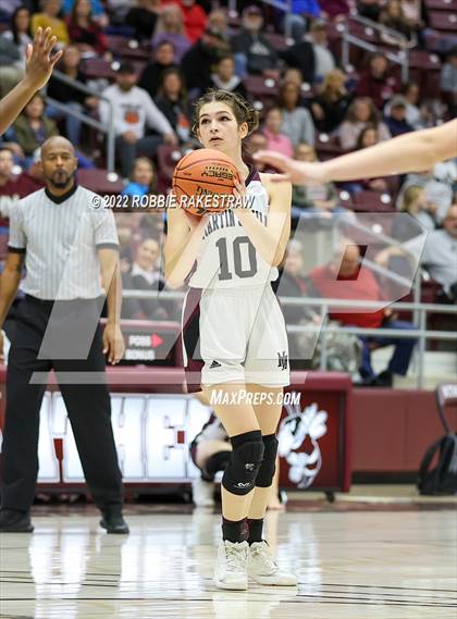 Thumbnail 3 in Martins Mill vs. Douglass (UIL 2A Region III Girls BB Regional Final Playoff) photogallery.