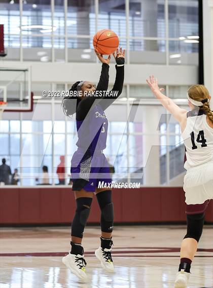 Thumbnail 1 in Martins Mill vs. Douglass (UIL 2A Region III Girls BB Regional Final Playoff) photogallery.