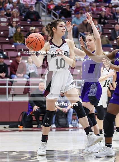 Thumbnail 1 in Martins Mill vs. Douglass (UIL 2A Region III Girls BB Regional Final Playoff) photogallery.