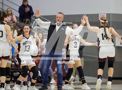 Thumbnail 3 in Martins Mill vs. Douglass (UIL 2A Region III Girls BB Regional Final Playoff) photogallery.