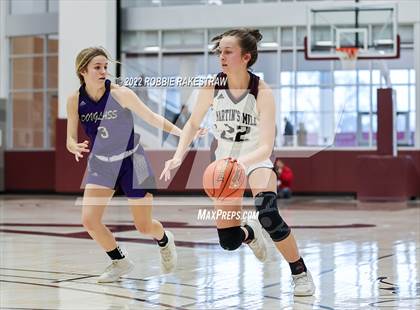 Thumbnail 3 in Martins Mill vs. Douglass (UIL 2A Region III Girls BB Regional Final Playoff) photogallery.