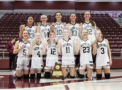 Thumbnail 3 in Martins Mill vs. Douglass (UIL 2A Region III Girls BB Regional Final Playoff) photogallery.
