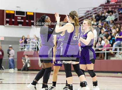 Thumbnail 2 in Martins Mill vs. Douglass (UIL 2A Region III Girls BB Regional Final Playoff) photogallery.