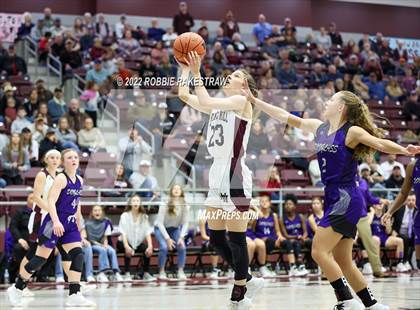 Thumbnail 2 in Martins Mill vs. Douglass (UIL 2A Region III Girls BB Regional Final Playoff) photogallery.