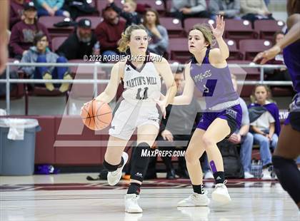 Thumbnail 1 in Martins Mill vs. Douglass (UIL 2A Region III Girls BB Regional Final Playoff) photogallery.