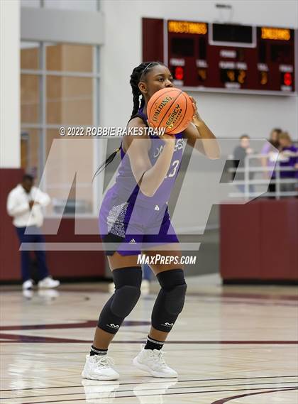 Thumbnail 1 in Martins Mill vs. Douglass (UIL 2A Region III Girls BB Regional Final Playoff) photogallery.