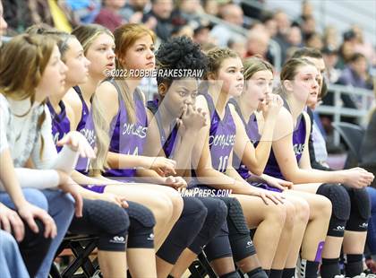 Thumbnail 3 in Martins Mill vs. Douglass (UIL 2A Region III Girls BB Regional Final Playoff) photogallery.