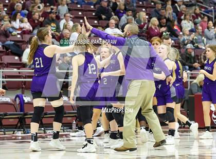 Thumbnail 3 in Martins Mill vs. Douglass (UIL 2A Region III Girls BB Regional Final Playoff) photogallery.