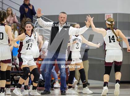 Thumbnail 2 in Martins Mill vs. Douglass (UIL 2A Region III Girls BB Regional Final Playoff) photogallery.