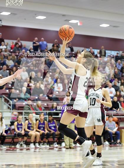 Thumbnail 3 in Martins Mill vs. Douglass (UIL 2A Region III Girls BB Regional Final Playoff) photogallery.
