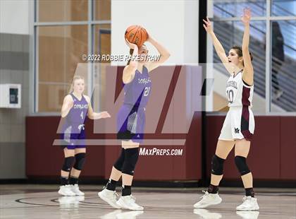 Thumbnail 3 in Martins Mill vs. Douglass (UIL 2A Region III Girls BB Regional Final Playoff) photogallery.