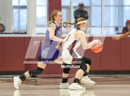 Thumbnail 3 in Martins Mill vs. Douglass (UIL 2A Region III Girls BB Regional Final Playoff) photogallery.