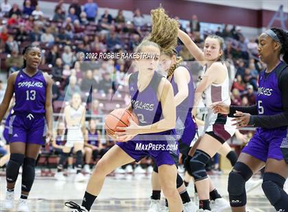 Thumbnail 2 in Martins Mill vs. Douglass (UIL 2A Region III Girls BB Regional Final Playoff) photogallery.