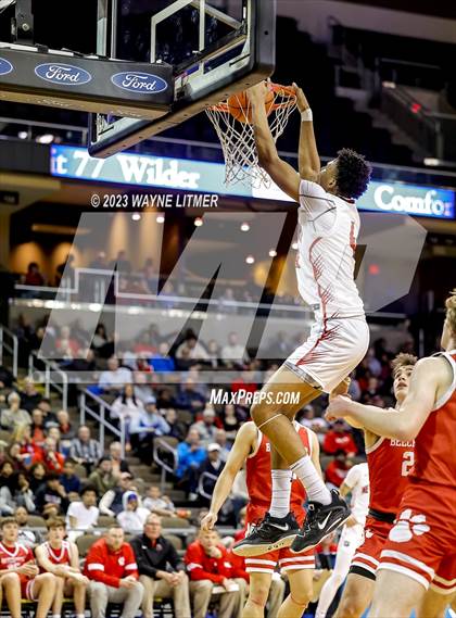 Thumbnail 2 in Beechwood vs Newport (2023 9th Region Boys Basketball Tournament) photogallery.