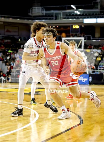 Thumbnail 3 in Beechwood vs Newport (2023 9th Region Boys Basketball Tournament) photogallery.